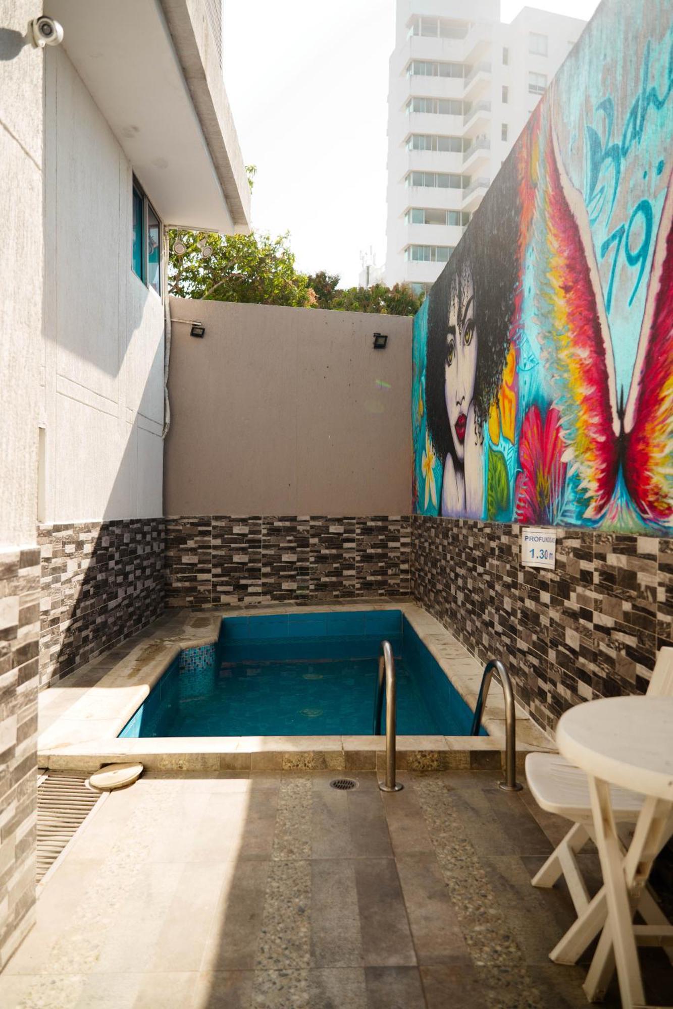 Suite con balcón cerca al centro Cartagena Exterior foto