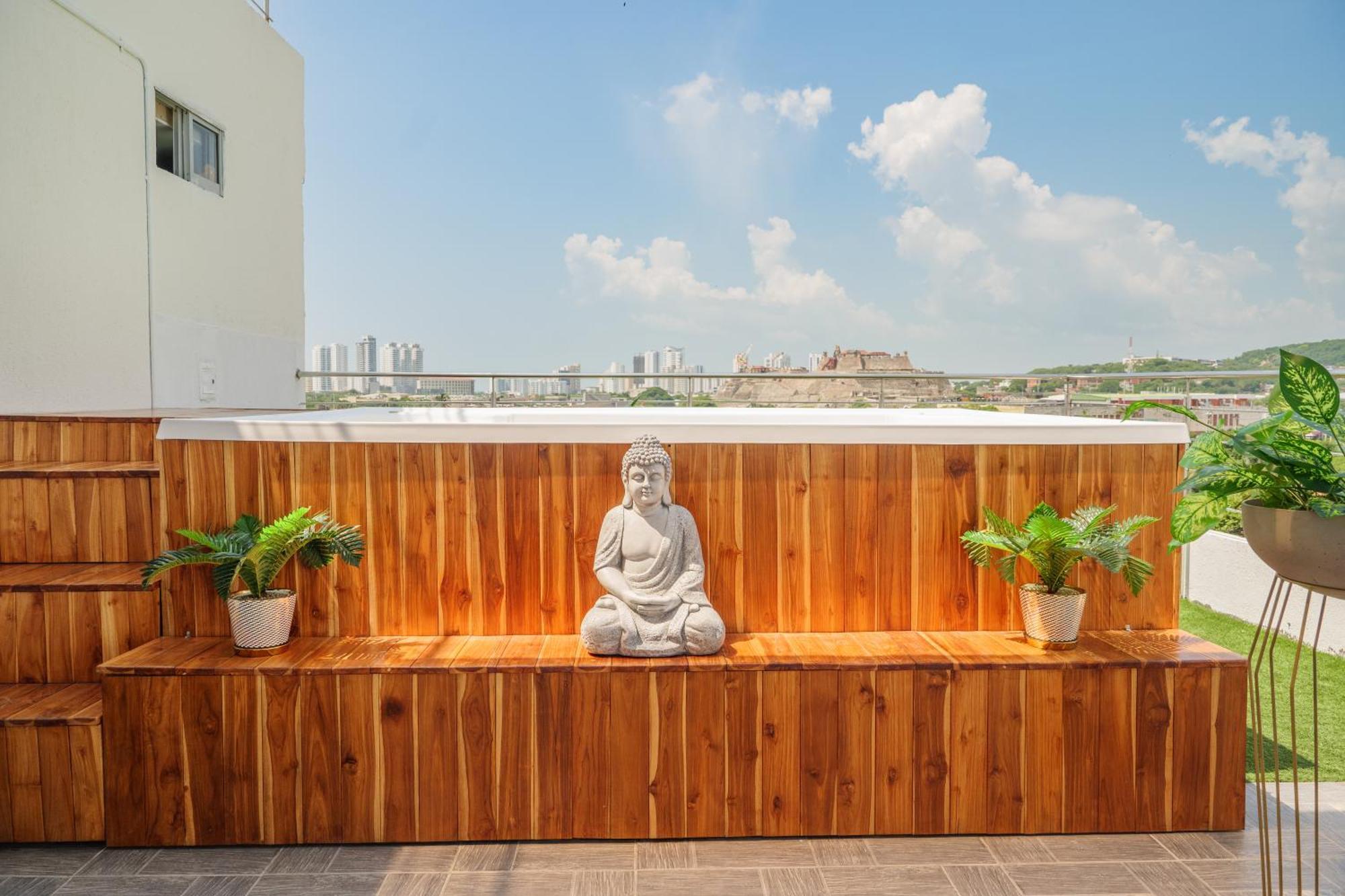 Suite con balcón cerca al centro Cartagena Exterior foto